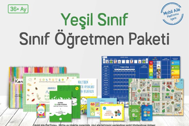 3 Yaş Yeşil Sınıf Öğretmen Paketi