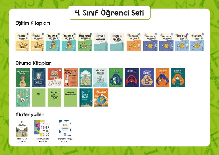 4. Sınıf Öğrenci Paketi