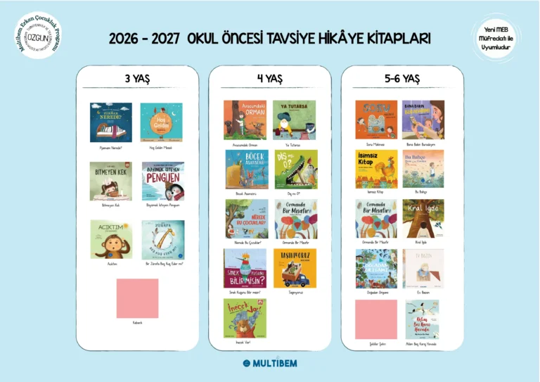 Okul Öncesi Öneri Hikaye Kitabı