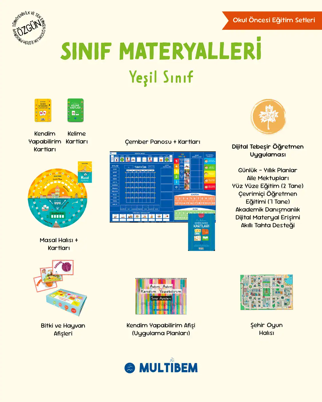 Yeşil Sınıf Sınıf Materyalleri