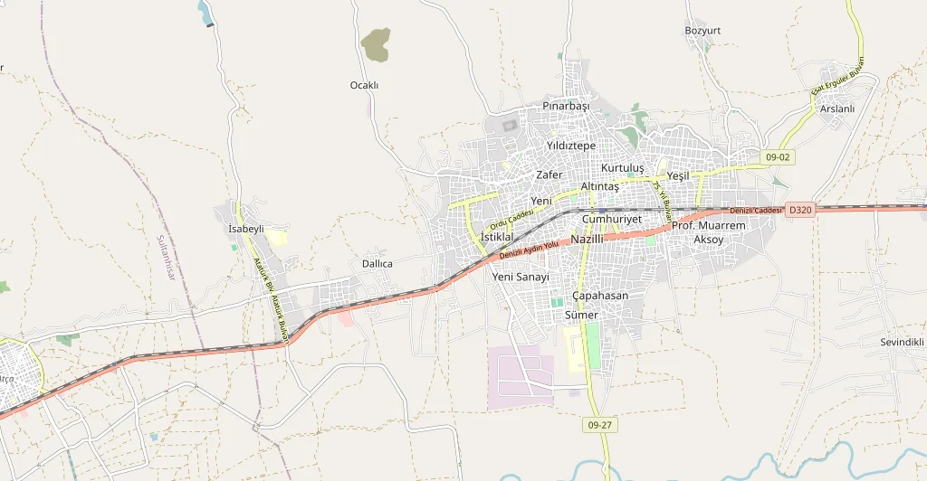 Aydın şehir haritası