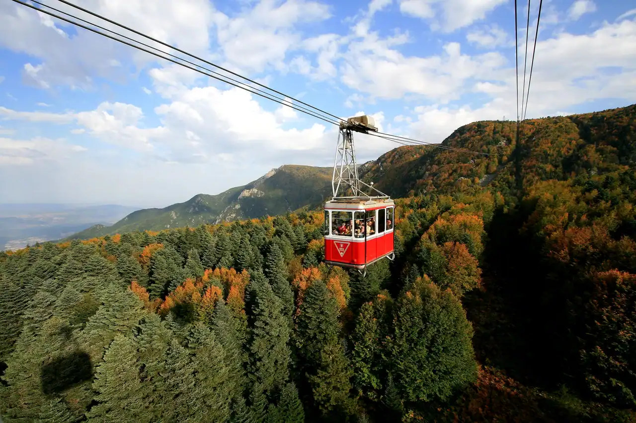 Bursa'dan bir görünüm - Uludağ teleferik
