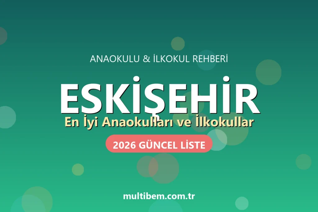 Eskişehir'deki En İyi Anaokulları ve İlkokullar (2026 Güncel Liste)