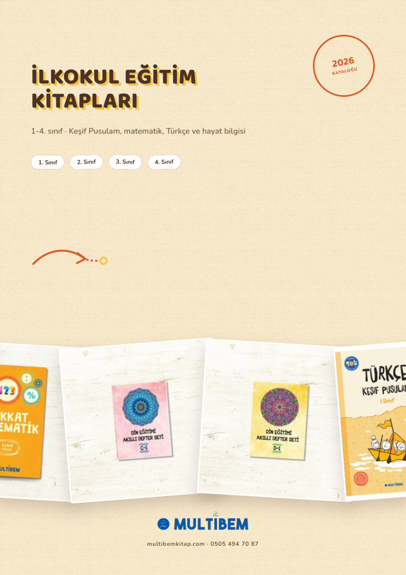 İlkokul Eğitim Kitapları kataloğu kapağı